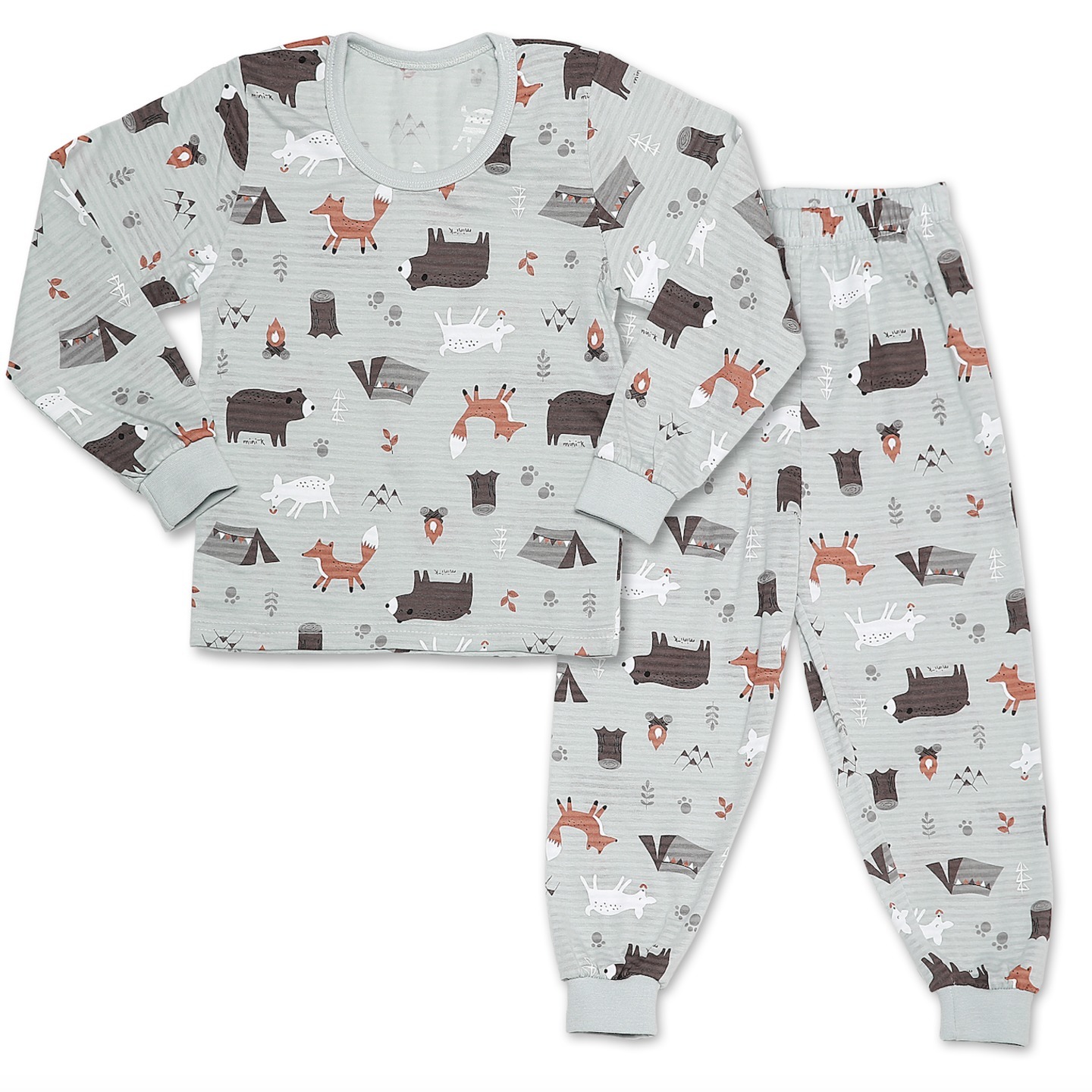 Baby Toddler Cotton Pyjamas CAMPING BEAR