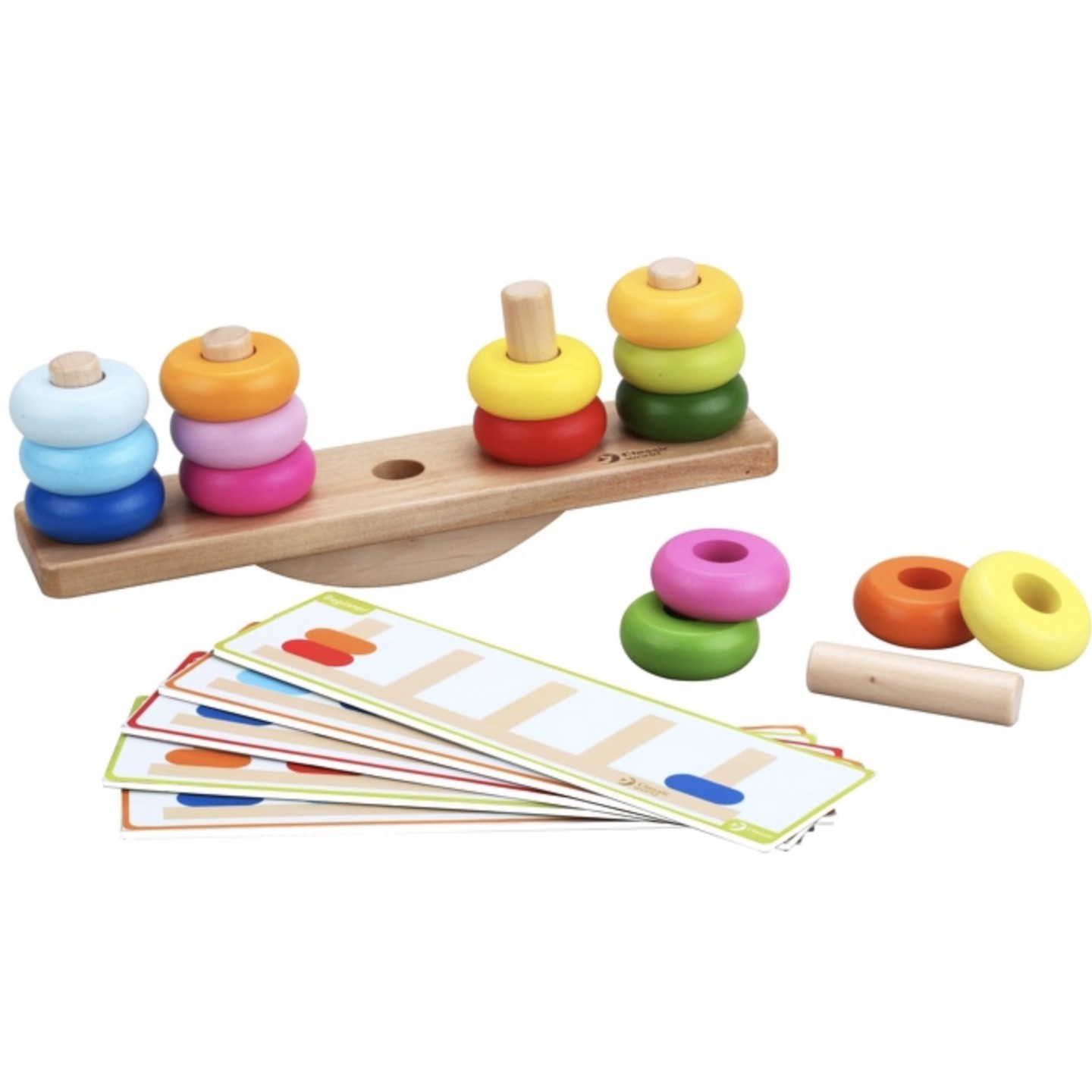 Interactive Problem Solving Wooden Balance & Stacking Game