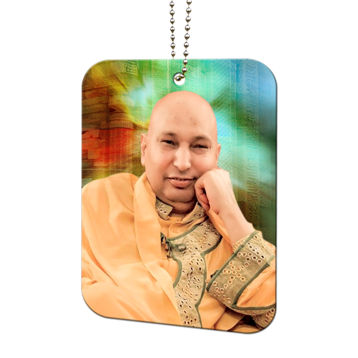 Nirmal Guru Ji Matte Finish Digitally Car Ornament