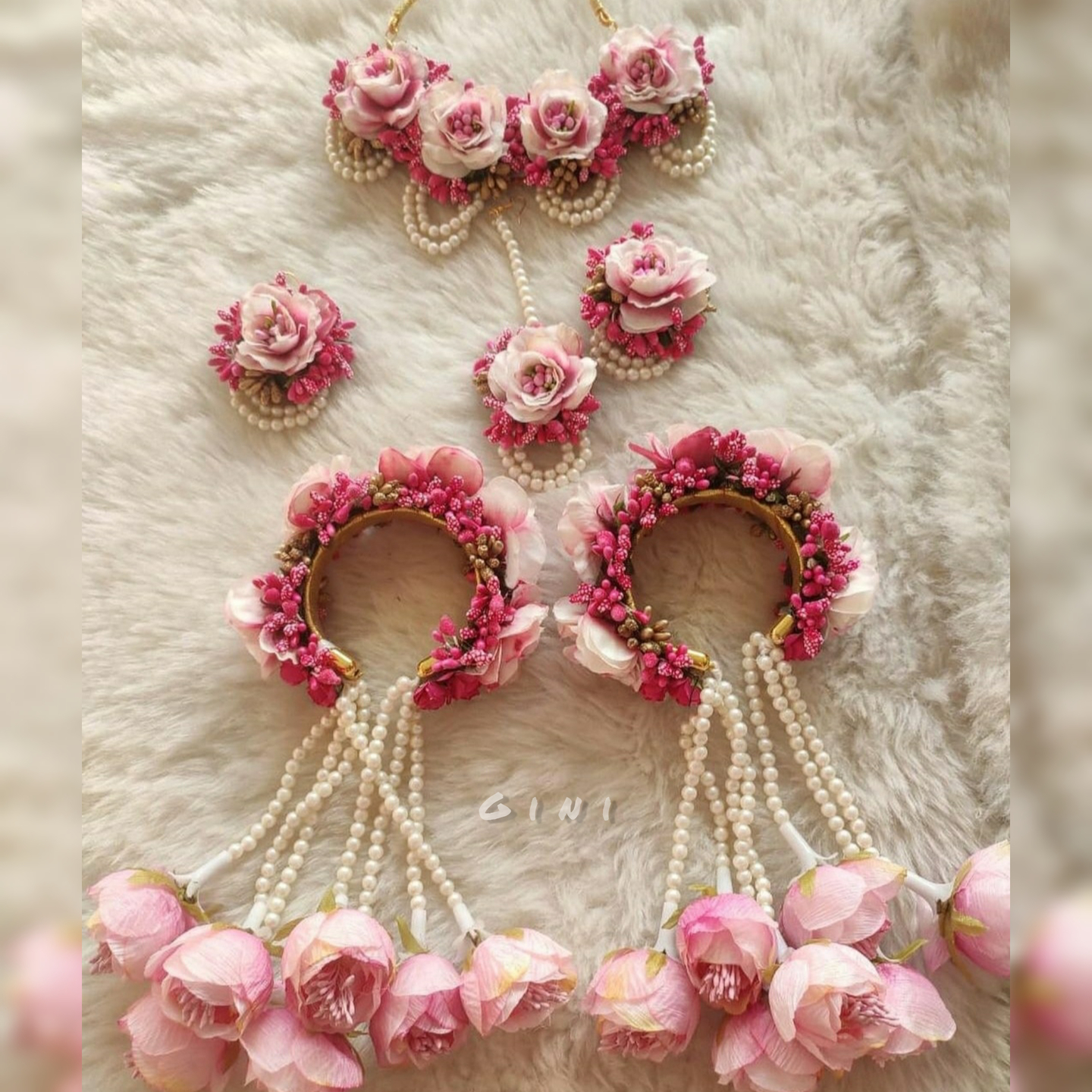 HJJS25 - Floral Jewelry Set