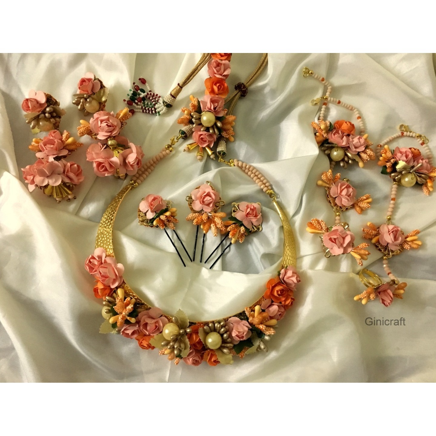 Floral Jewelry Set