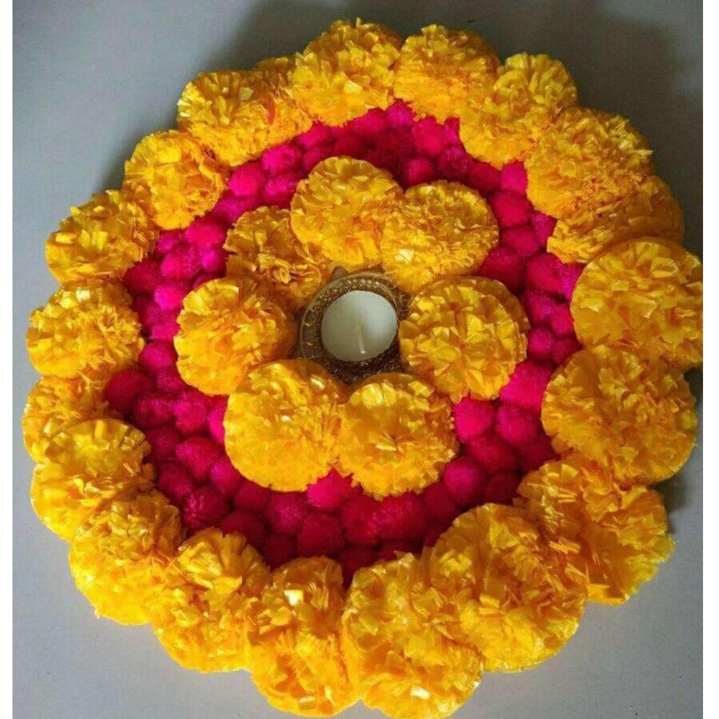 Decorated Diyas & Floor Decor FD42