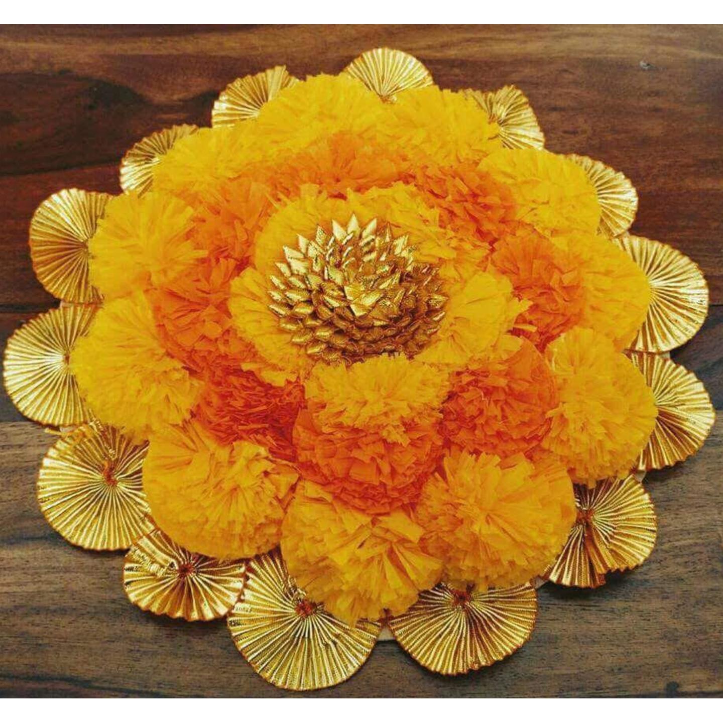 Decorated Diyas & Floor Decor FD38