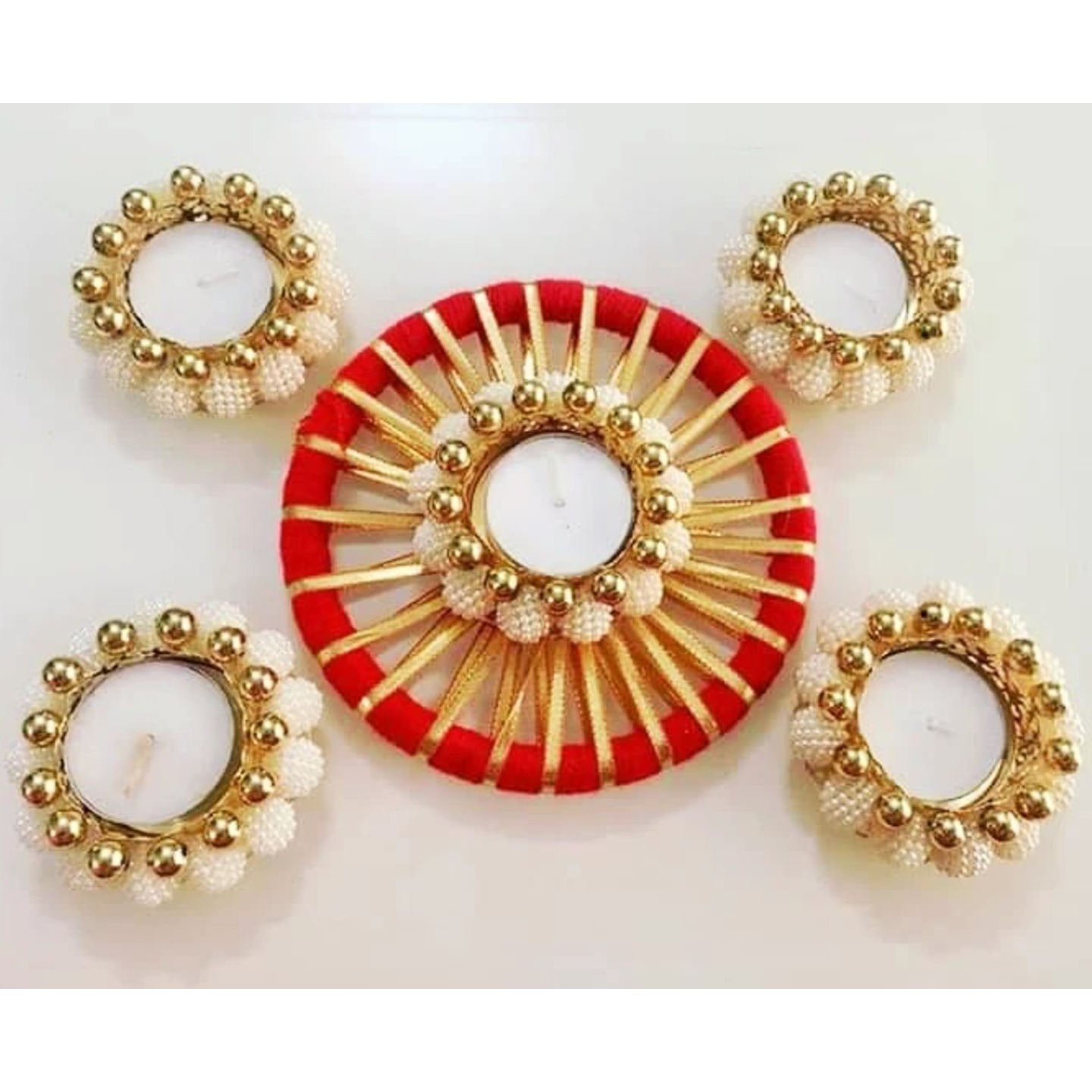 Decorated Diyas & Floor Decor FD32