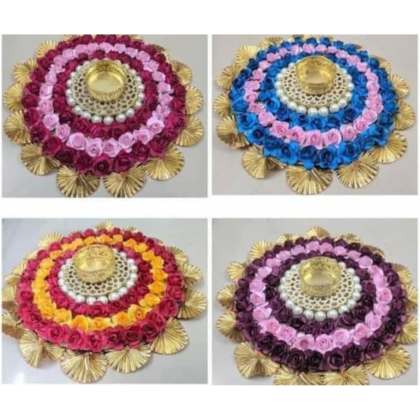 Decorated Diyas & Floor Decor FD23
