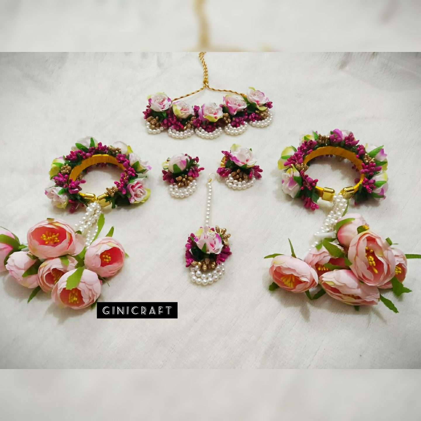 HJJS26 - Floral Jewelry Set