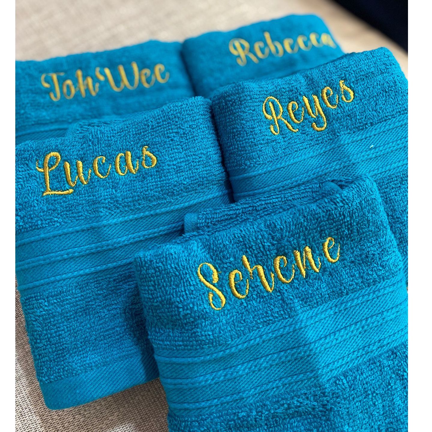 Personalised Hand Thick Towels