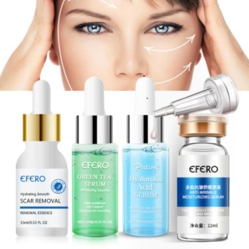 Aloe Vera+Collagen Six Peptides Hyaluronic Serum Anti Wrinkles Serum For Face Cream Whitening Skin Care Anti-Aging