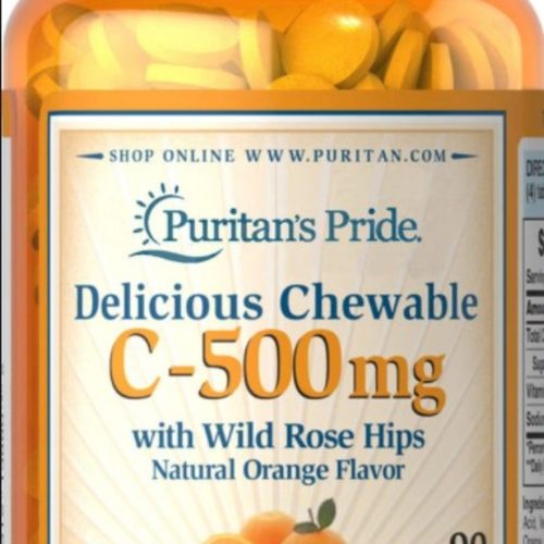 Puritans Pride C-500mg Chewy 90 Tablets
