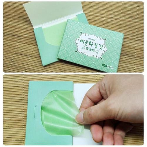 500sheets/pack Green Tea Facial Oil Blotting Sheets Paper Cleansing Face Oil Control Absorbent Paper Beauty makeup tools