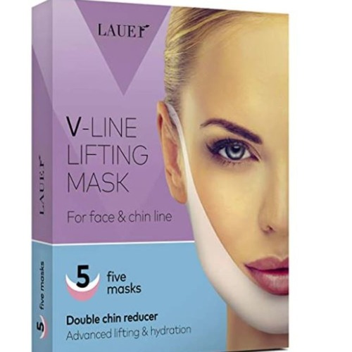 V Shaped Slimming Face Mask Double Chin Reducer V Line Lifting Mask Neck Lift Tape Face Slimmer Patch For Firming and Tightening Skin