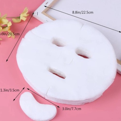 100pcs300Pcs lot Disposable Face Mask DIY Soft Non-toxic Pure Facemask Sheet Beauty Tools Breathable Cotton Face Mask Sheet Paper