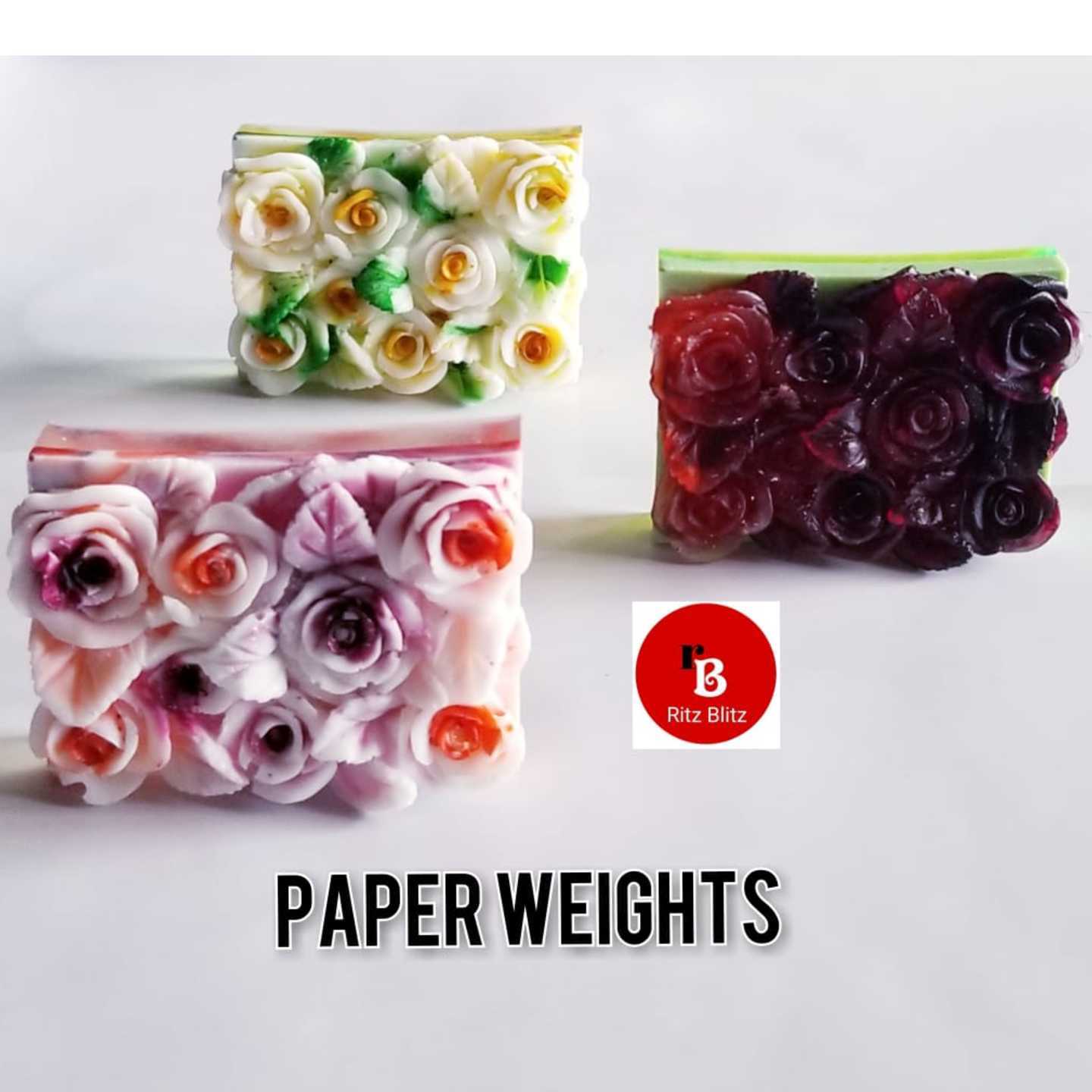 Rose design Paper Weight
