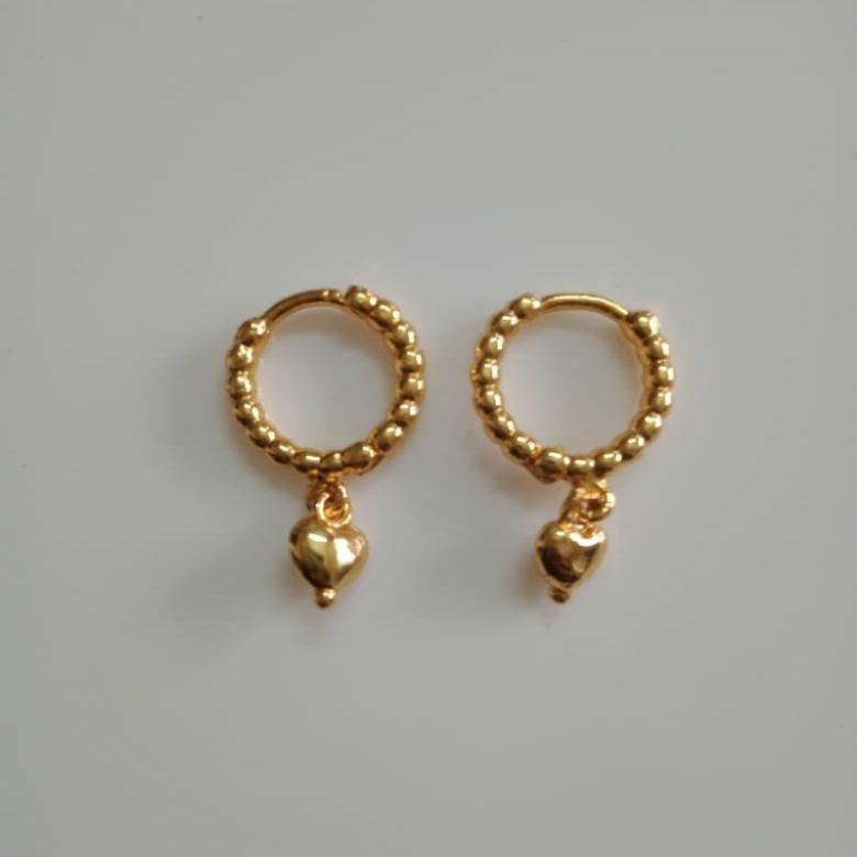 Earrings Impone. 1gm Plated Artificial Gold Impone Stud