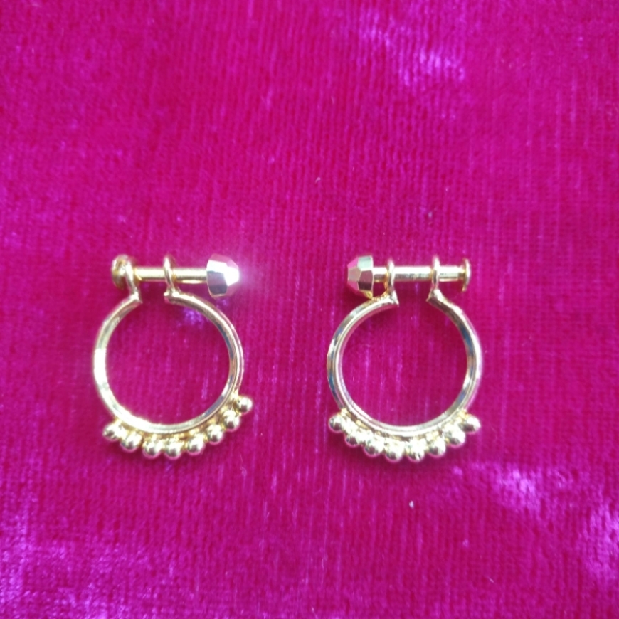 Ear Ring l 1gm Plated I Artificial Gold l Kamali Impone 9944116790 