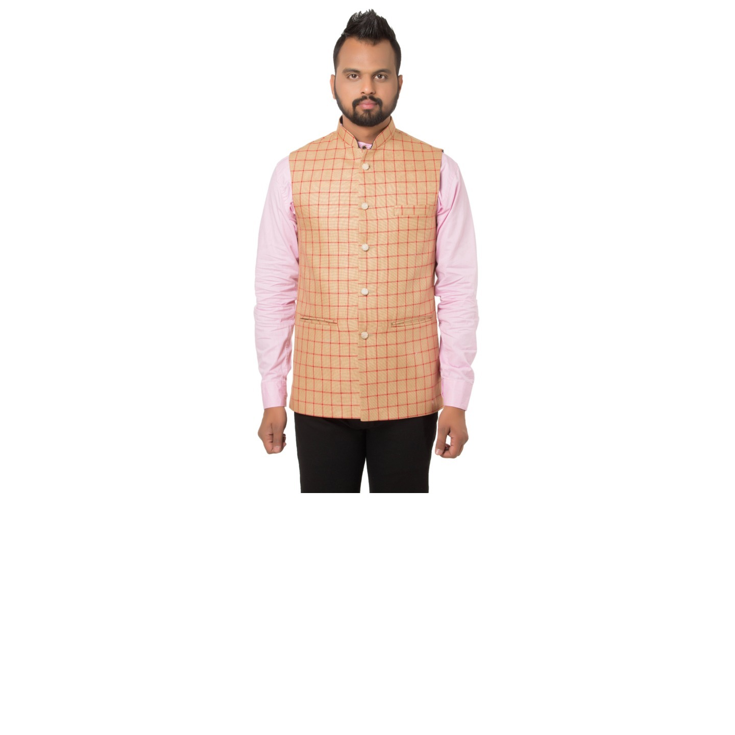 Mens Wear Cadbury Jacket Check Brown