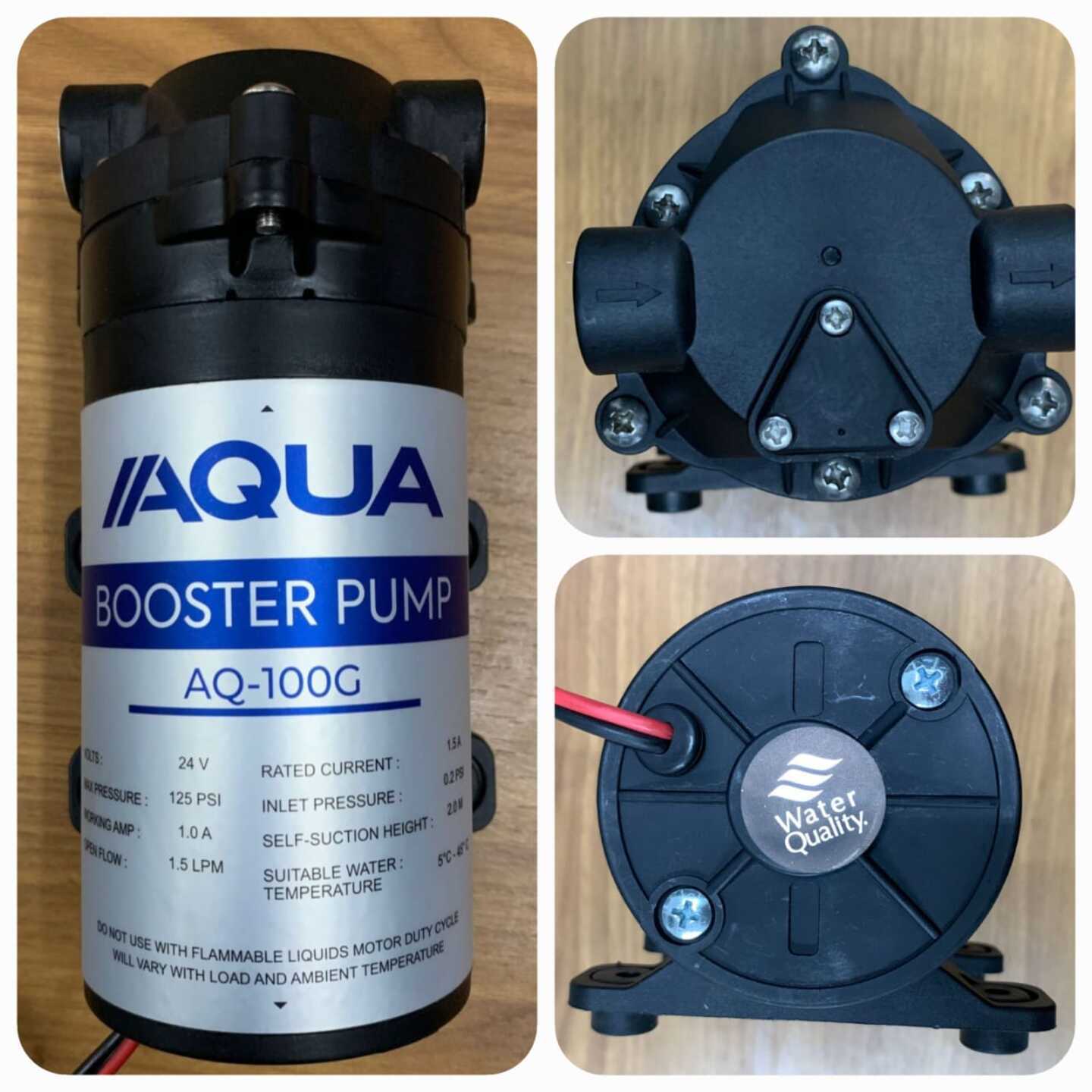 Aqua Ro Booster Pump 100 Gpd With Replacement Warranty