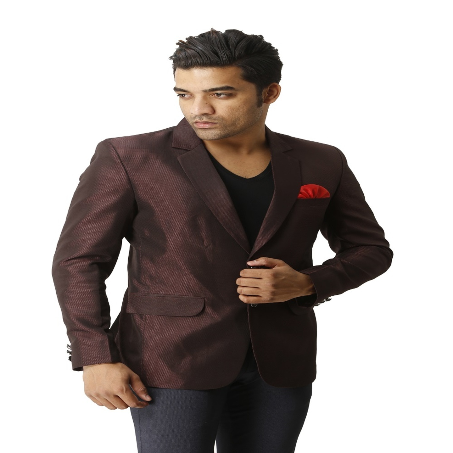 Mens Blazer Onex Tr Dot Maroon
