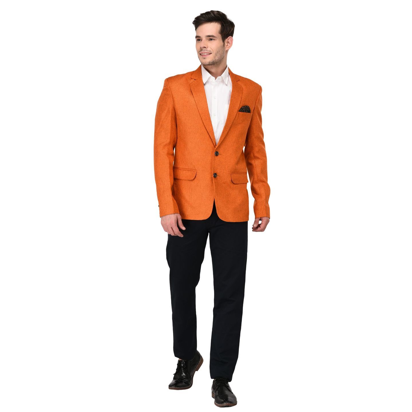 Mens Lenin Blazer Orange