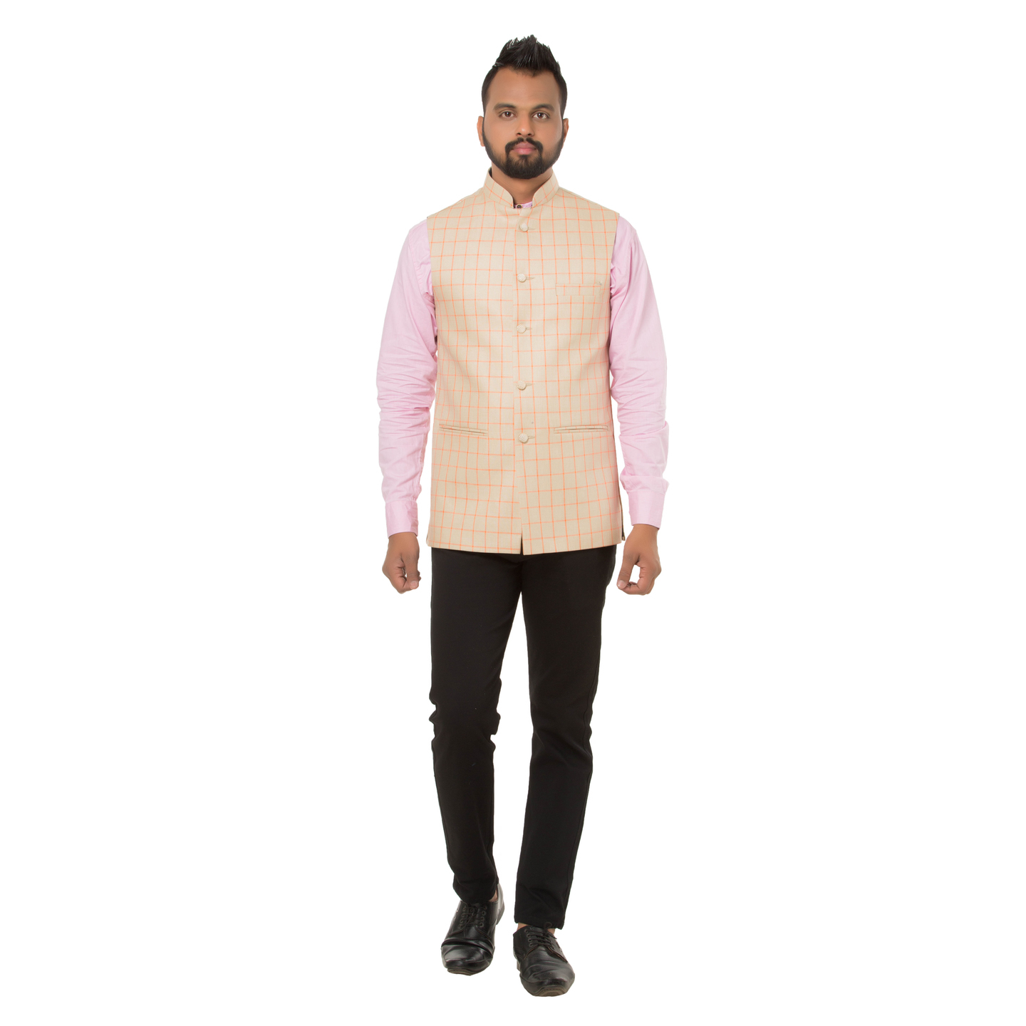 Mens Wear Cadbury Jacket Check Cream