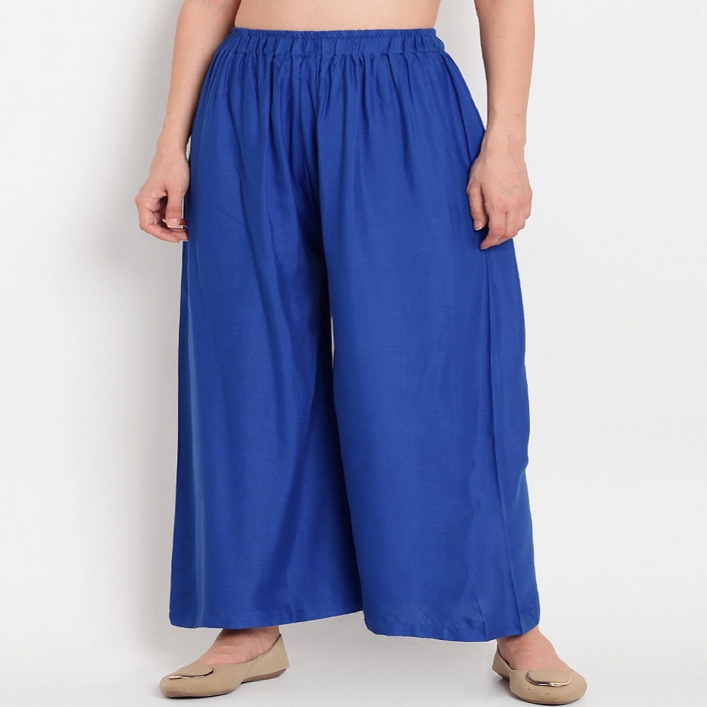 Womens Palazzo Nevy Blue Pack of 01 Pcs