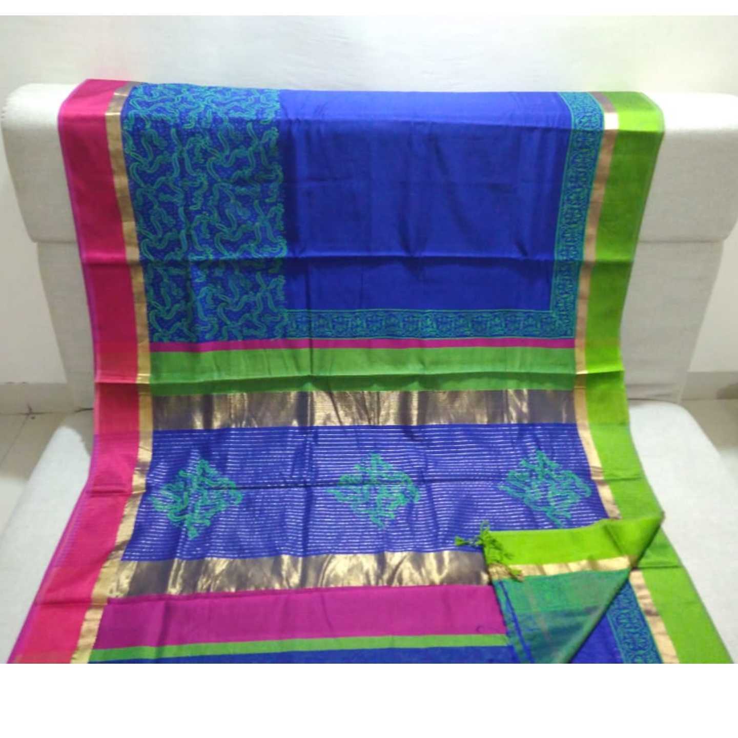 Maheshwari Cotton Silk Saree