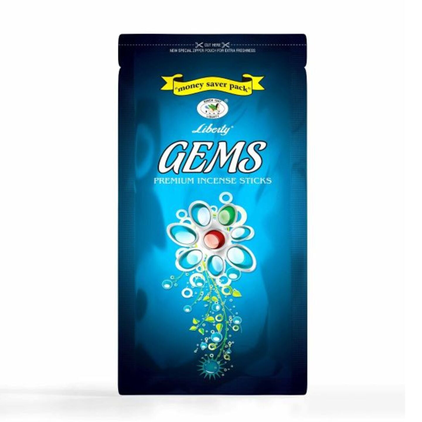 Liberty Gems Premium Incense Sticks Zipper Pouch