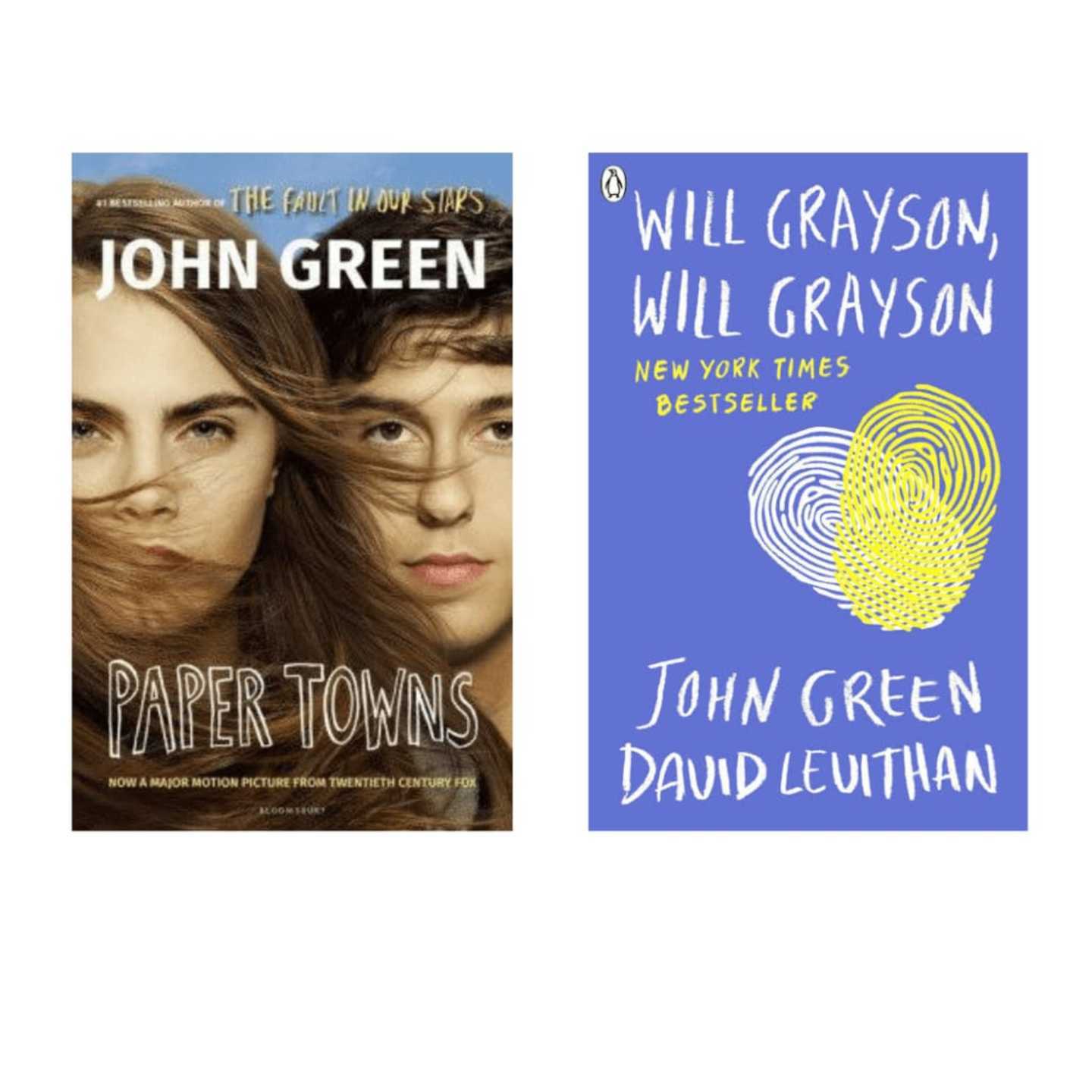 Paper Towns & Will Grayson Combo by John Green (Old Paperback)