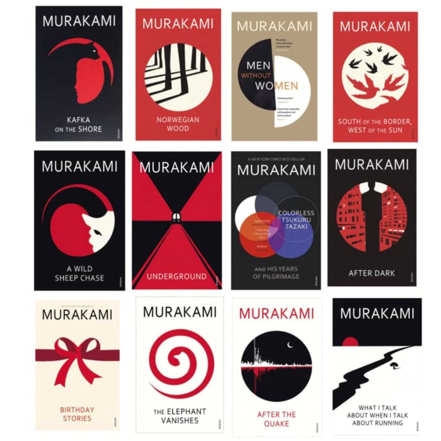 Murakami Complete Book Combo Box Set (Pack of 12 Books) - Paperback