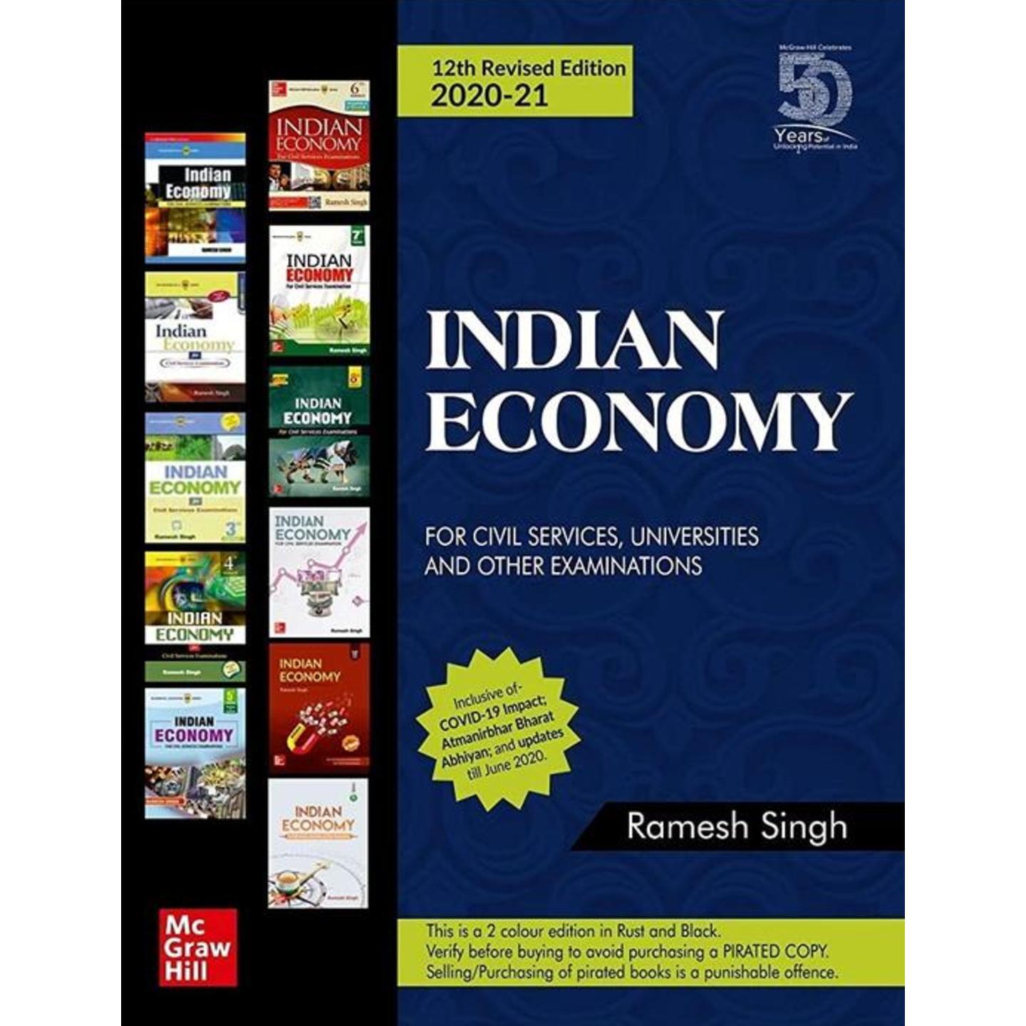 Indian Economy for Civil Services, Universities and Other Examinations | 12th Revised Edition