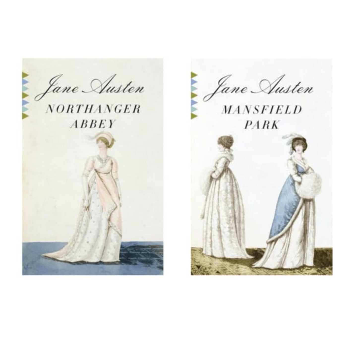 Northanger Abbey & Mansfield Park by Jane Austen Combo (Set of 2) - Old Paperback