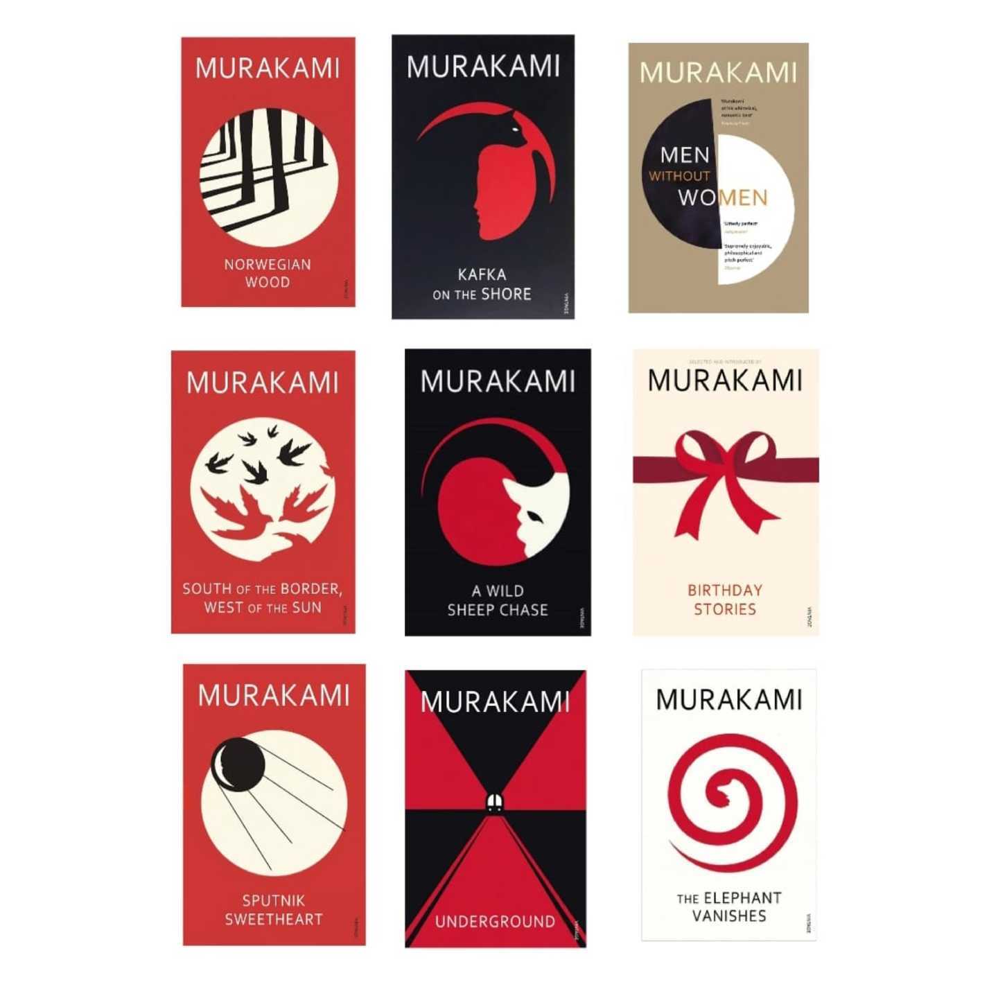 Murakami Books Combo (Set of 9 Books) - Paperback