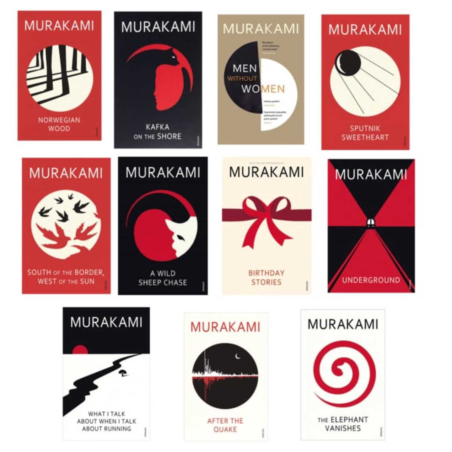 Murakami Complete Book Combo Box Set (Pack of 11 Books) - Paperback