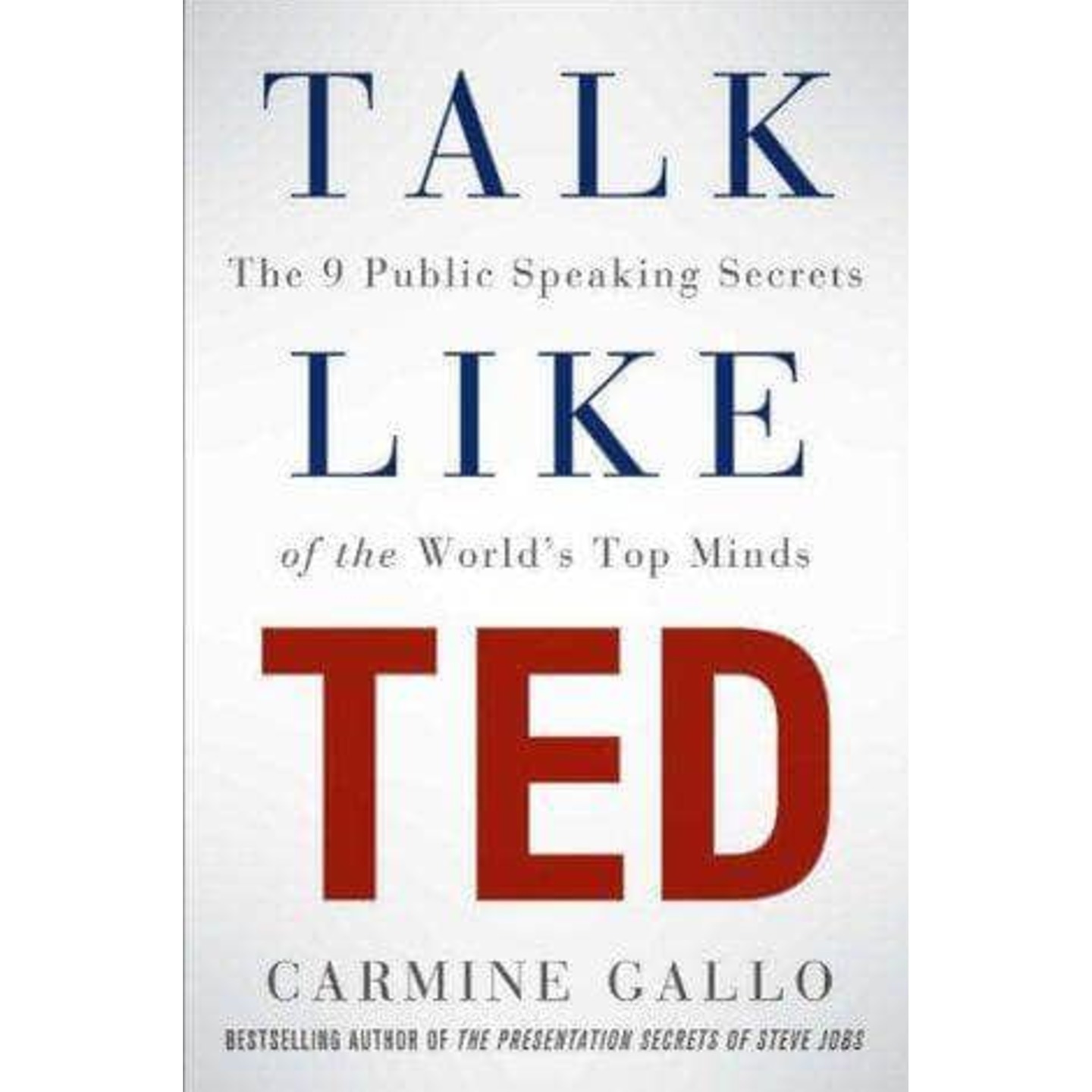 Talk Like TED The 9 Public speaking secrets of the Worlds Top Minds