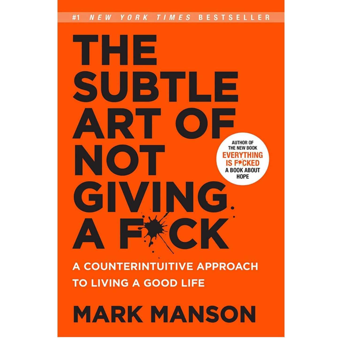 The Subtle Art of Not Giving a Fck Paperback