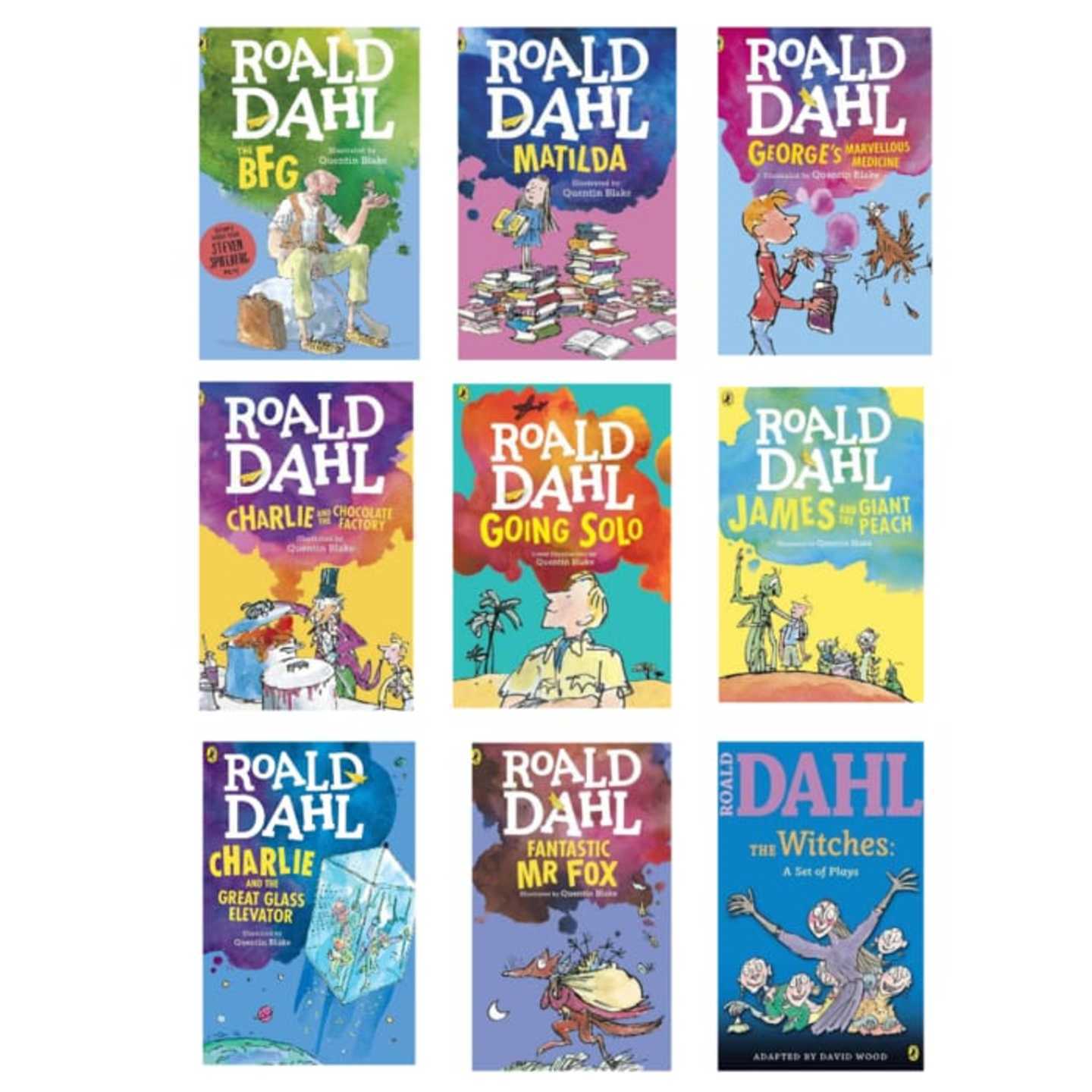 Roald Dhal Books Combo (Set of 9) - Old Paperback