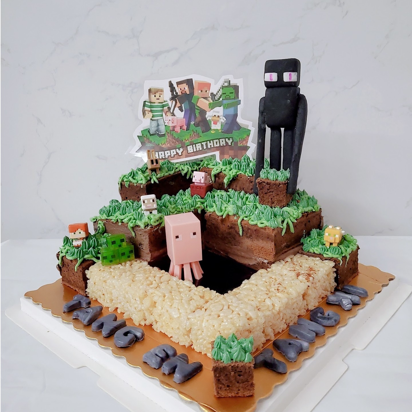 Minecraft Adventure Cake