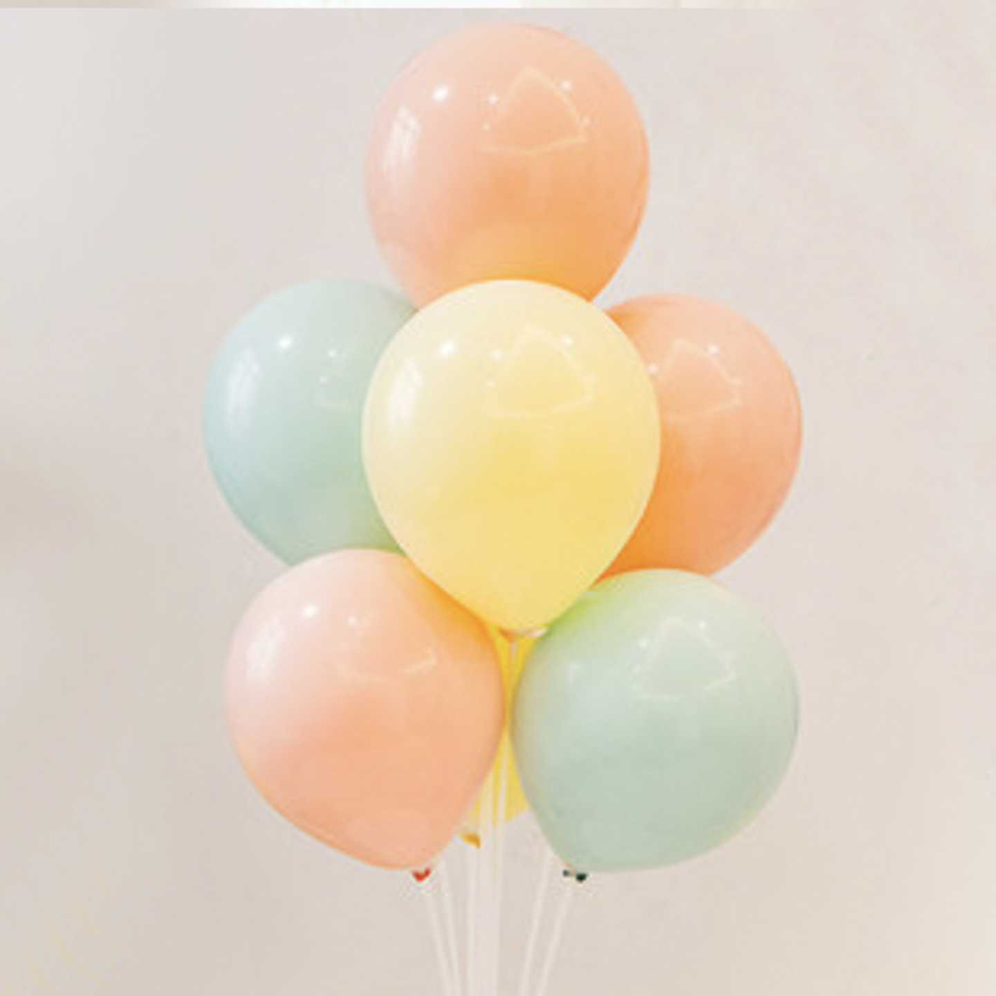 7 Pc Balloons Stand Set In Summer Colors