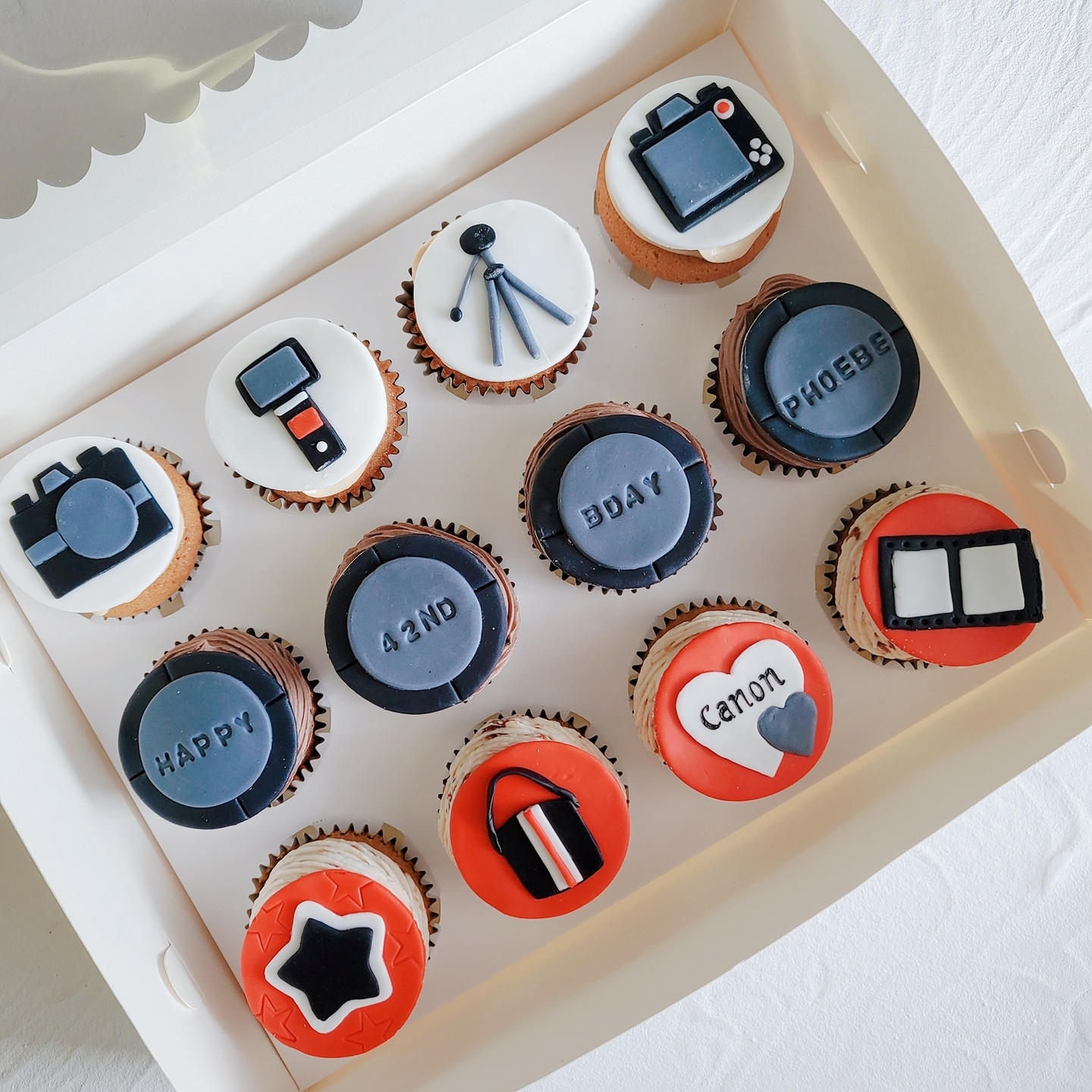 Photography Themed Cupcakes