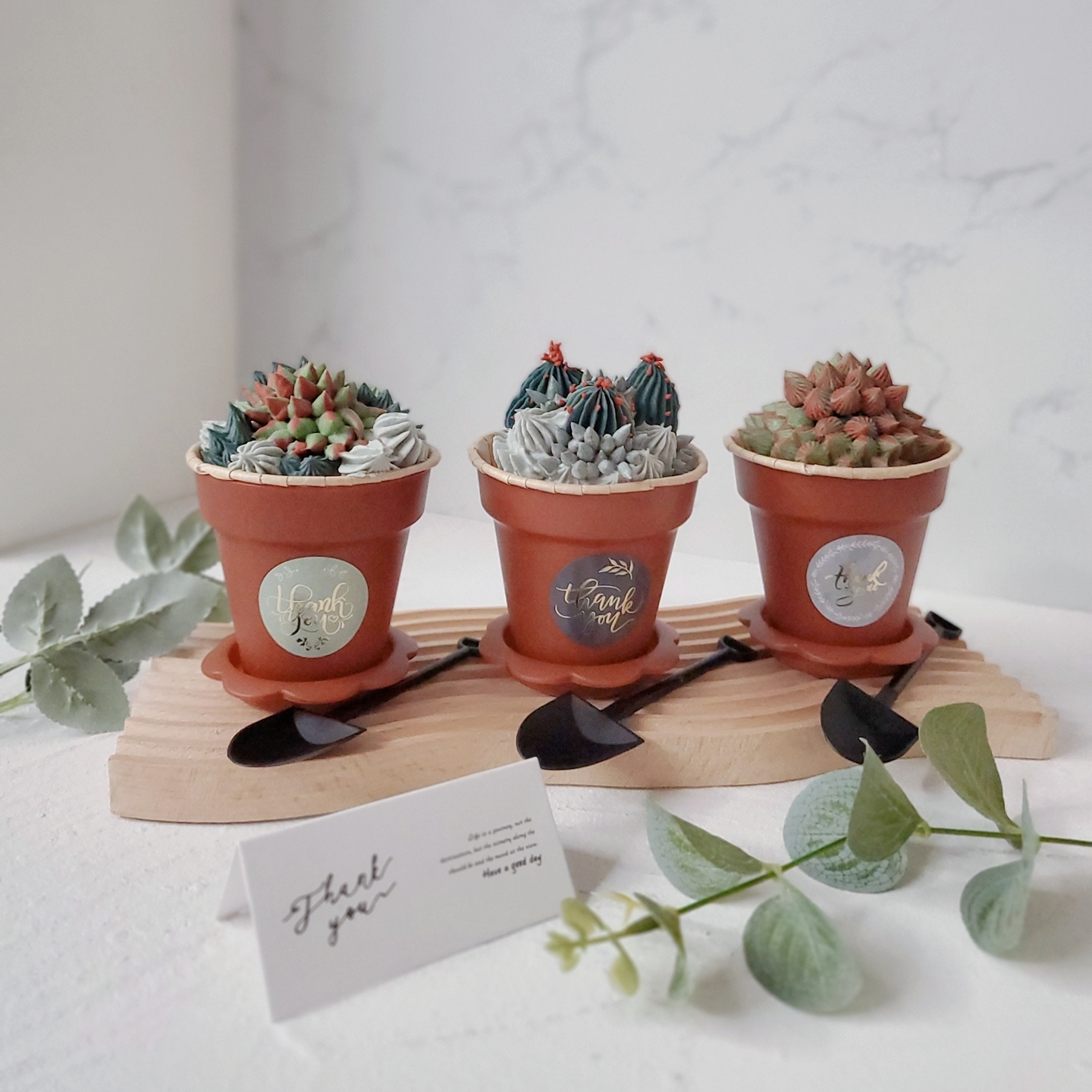 Potted Cacti Cupcakes
