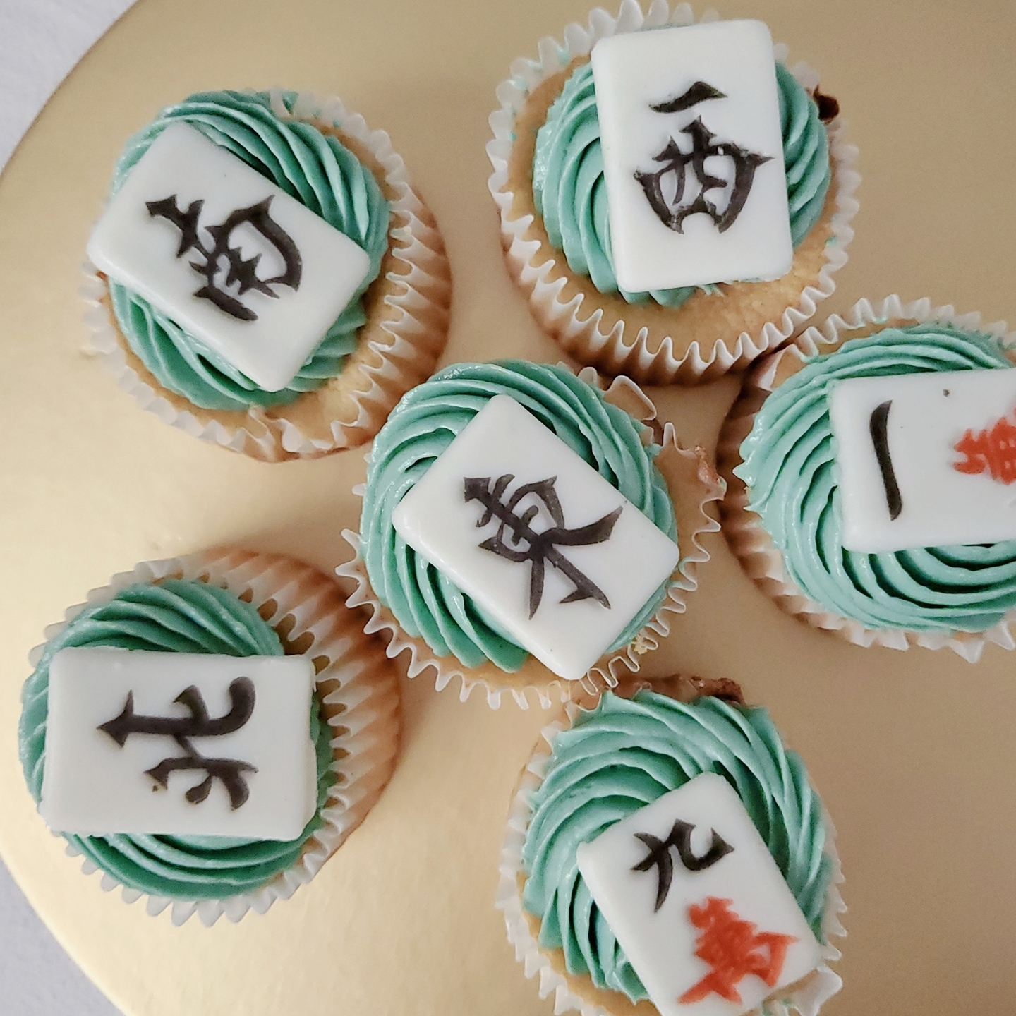 Mahjong Cupcakes Set
