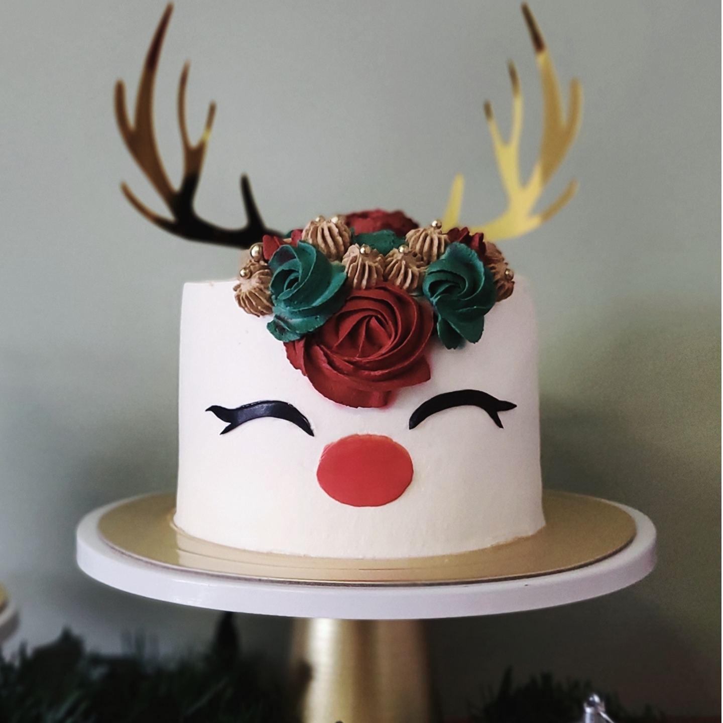 Xmas Reindeer Cake