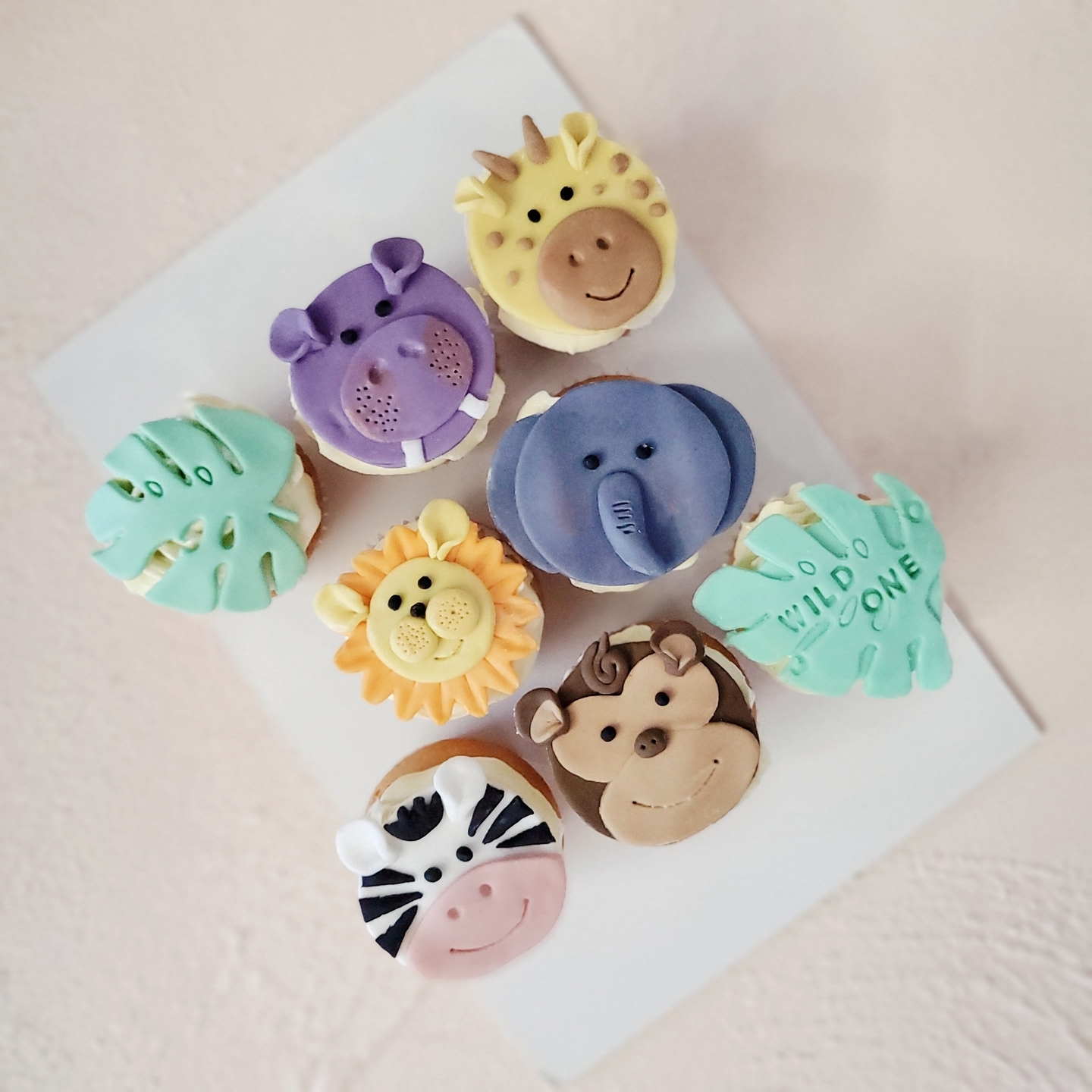 Safari Themed Cupcakes