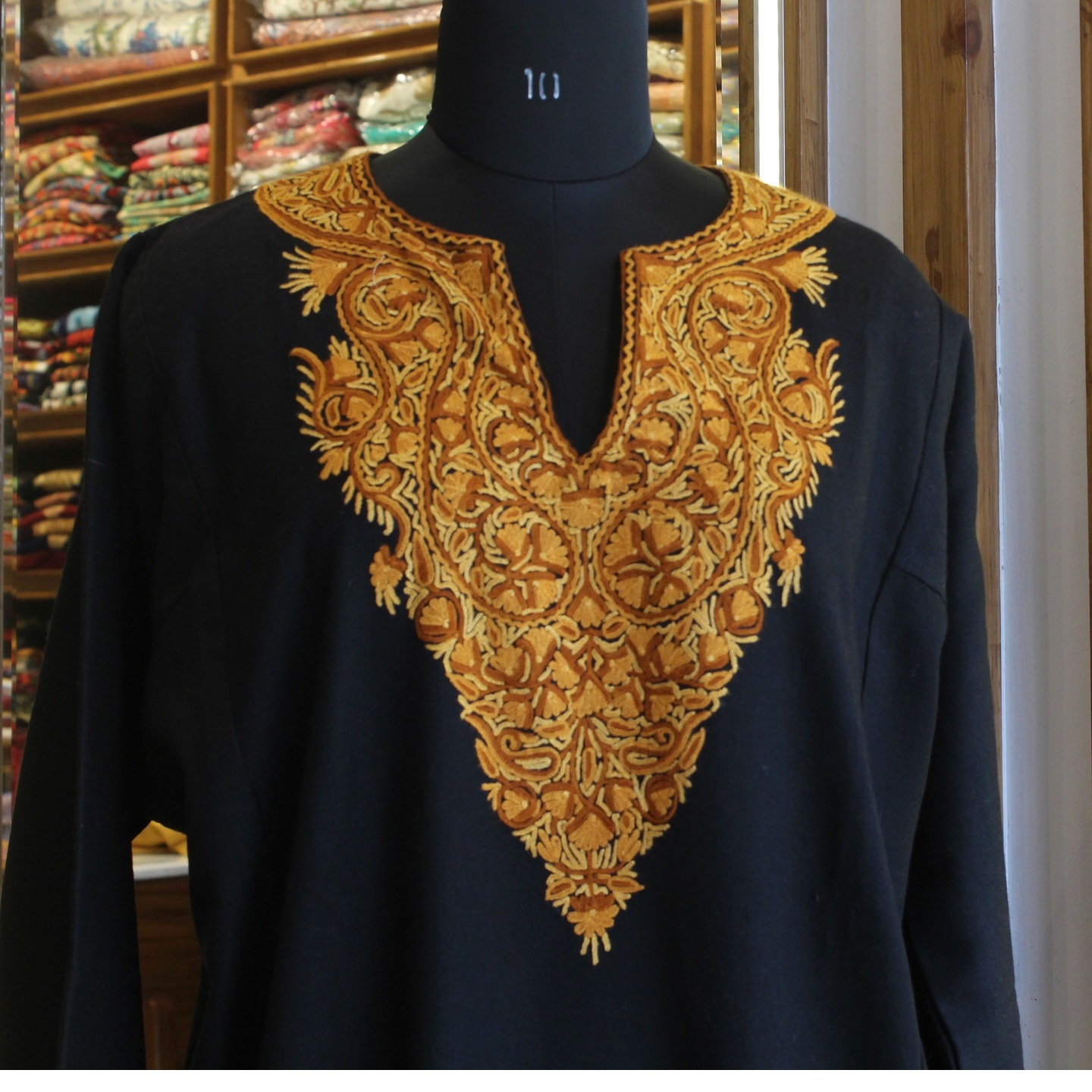 PURE WOOLEN PHIRAN WITH HANDWORK EMBROIDERY