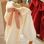 Lovely Cream Corduroy Dress