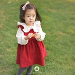 Corduroy Red Dress