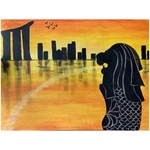 National Day Special - Sg sunset with Mrrlion