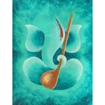Ganesha with Sitar