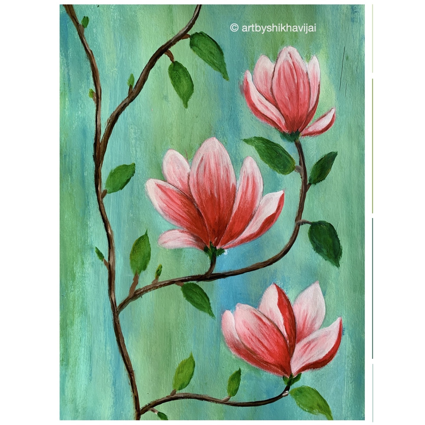 Magnolias in Bloom