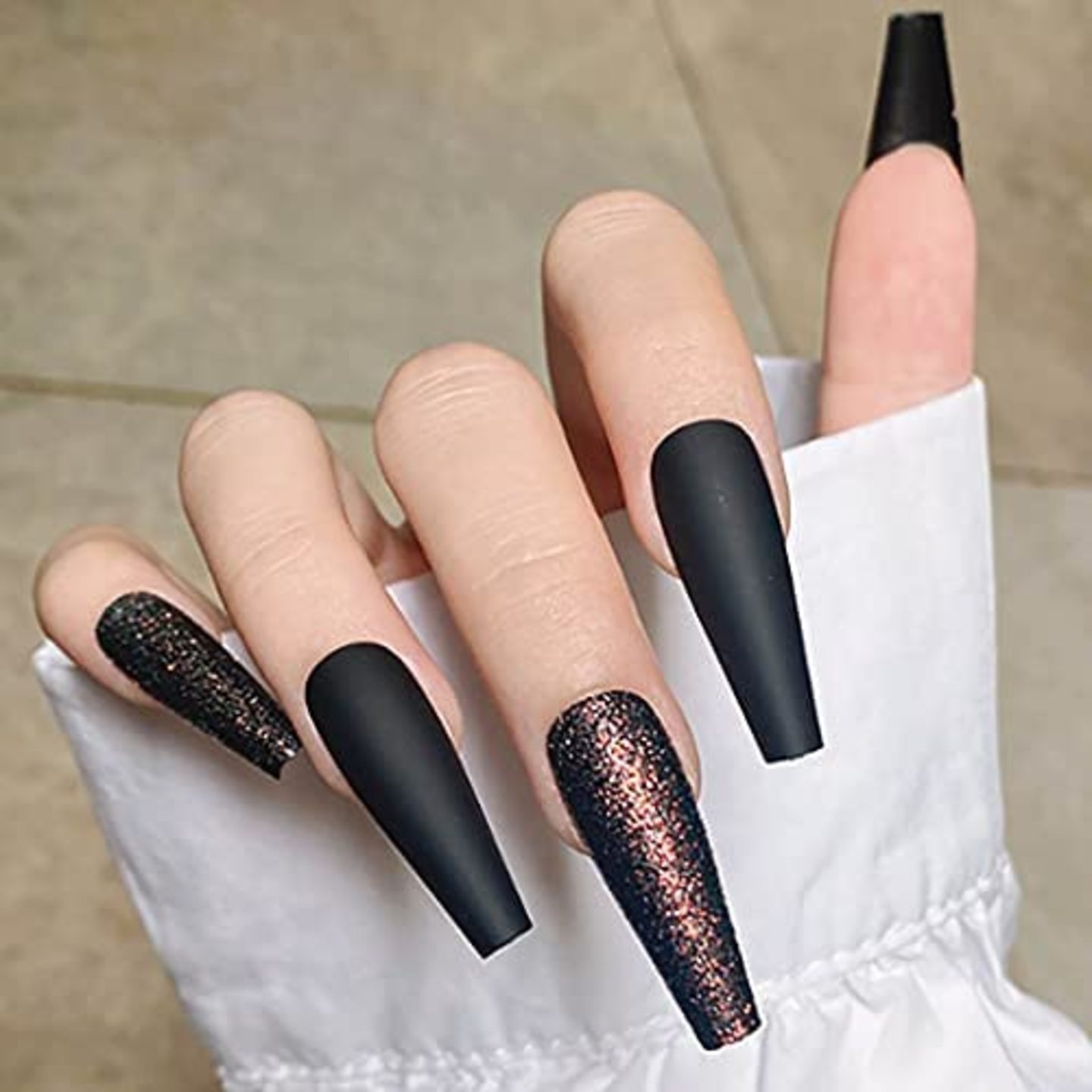 jewels beauty Nails Extension Artificial Nails French Nails False Nails Acrylic Nails Fake Nail Short Nails Long Nails Design Nails Set With 24pcs Nails And Aplication kit